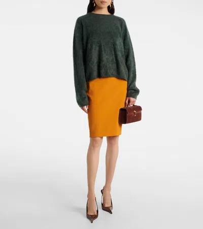 SYMMETRY绒面革托特包