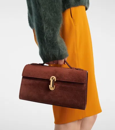 SYMMETRY绒面革托特包