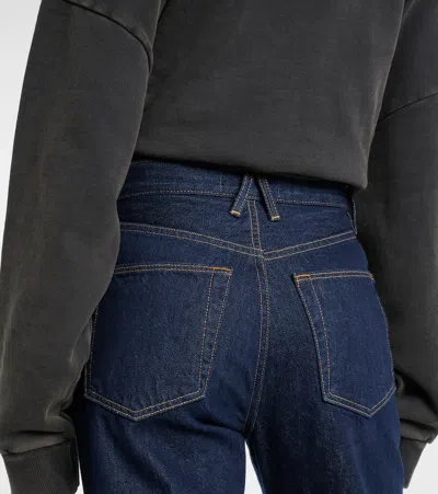 Slvrlake London High-rise Straight-leg Jeans In Empty Sky