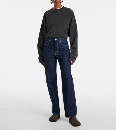 Slvrlake London High-rise Straight-leg Jeans In Empty Sky
