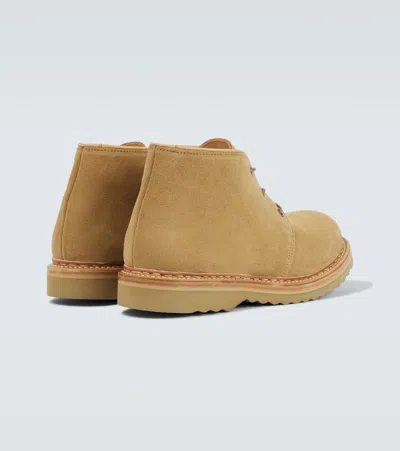 Our Legacy Beige Suede Chukka Ankle Boots In Brown