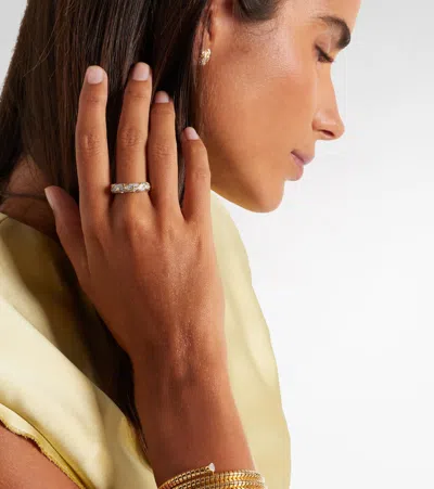 Marina B Ondine 18kt Gold Ring With Diamonds In Gold