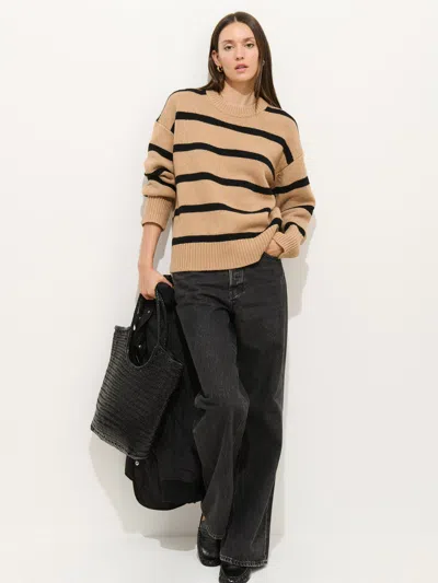 Alex Mill Nottinghill Stripe Merino Wool Blend Sweater In Multi