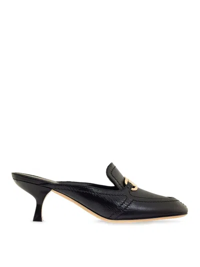 Ferragamo Ophelia 55 Bow-embellished Slingback Pumps In Black