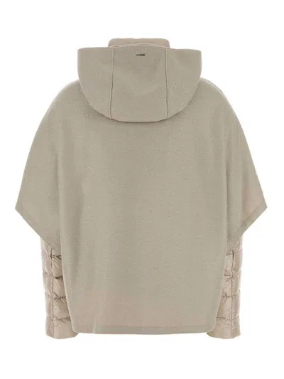 Herno Resort Hood In Ultralight Wool And Nylon In Gray