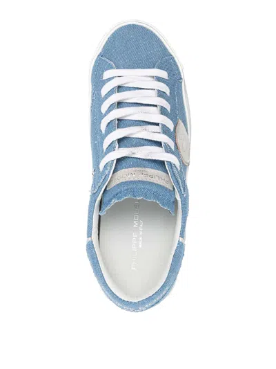 Philippe Model Paris Fabric And Rubber Sneakers In Black