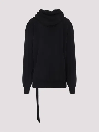 Rick Owens Knit Sweatshirt In Black
