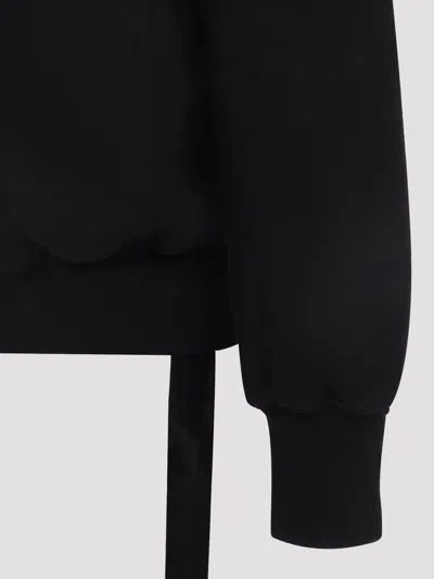 Rick Owens Knit Sweatshirt In Black