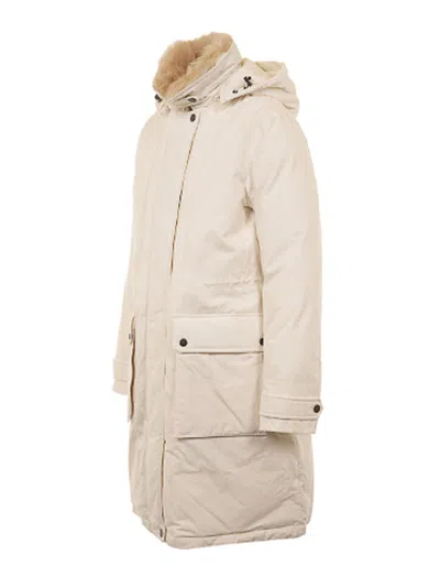 Woolrich Jackets Light And Natural In White