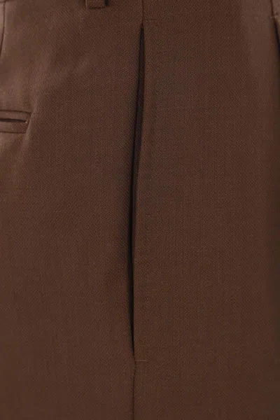 Tom Ford Trousers In Brown
