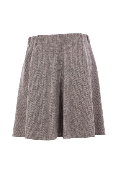 Brunello Cucinelli Skirts In Brown