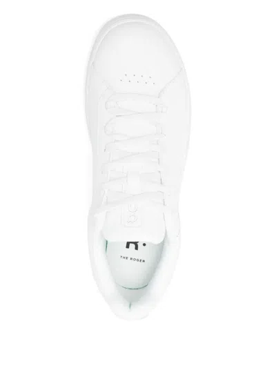 On Running The Roger Advantage Logo-print Sneakers In White