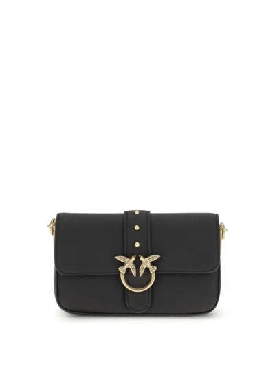 Pinko Love One Slouchy Baby Bottalato Soft In Black