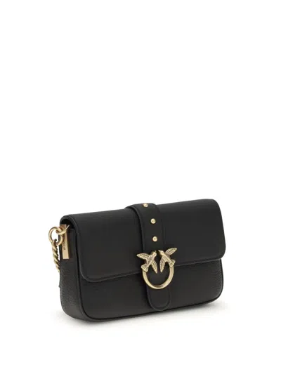 Pinko Love One Slouchy Baby Bottalato Soft In Black