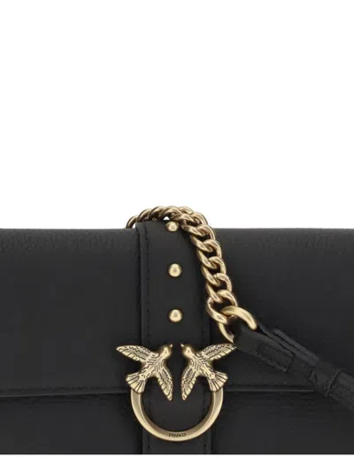 Pinko Love One Slouchy Baby Bottalato Soft In Black