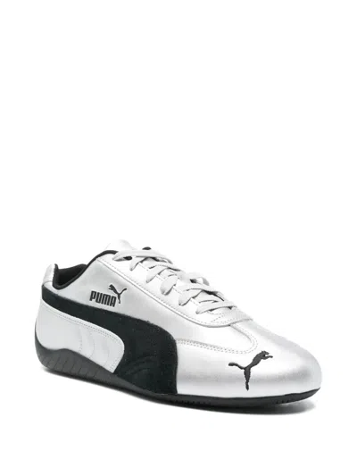 Puma Speedcat Metallic Sneakers In Silver