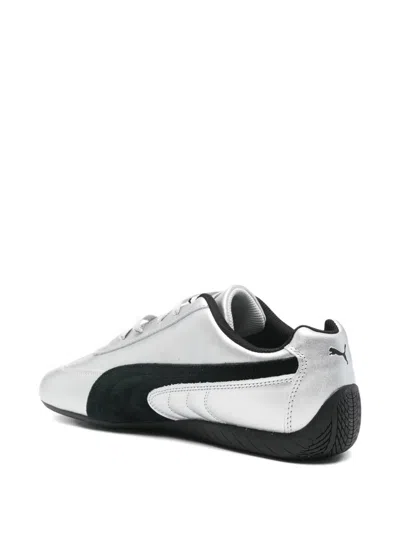 Puma Speedcat Metallic Sneakers In Silver