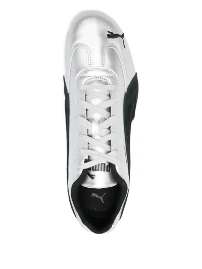 Puma Speedcat Metallic Sneakers In Silver