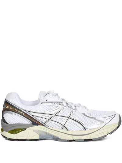 Asics Almond Toe Mesh Sneakers In White