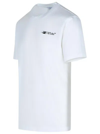 Off-white 'ink Arrow' White Cotton T-shirt In White