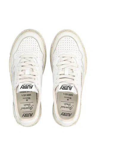 Autry X Maison Mihara Sup Vint Low Mihara Yasuhiro In White