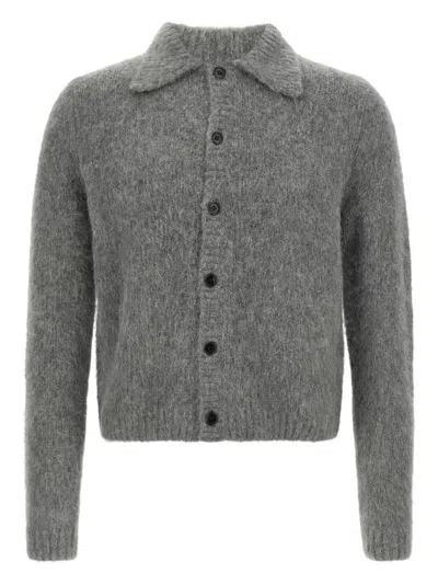 Dries Van Noten Men 03270-mora 2709 M.k.cardigan In Brown
