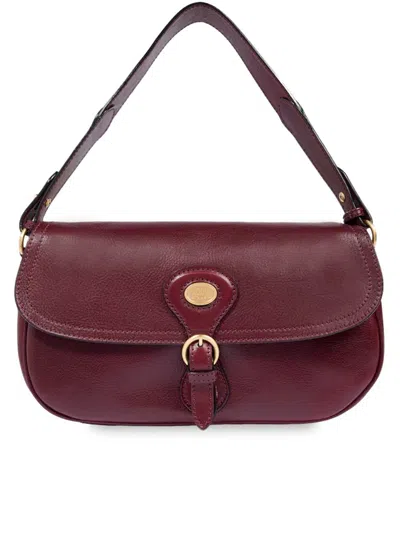 The Bridge Buckle-fastening Leather Shoulder Bag In Multi