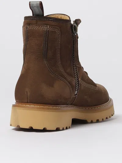 Woolrich Main Combat Boots In Brown