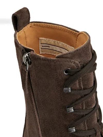 Tod's Winter Driver Sole High Lace Up Boots Shoes In Brown
