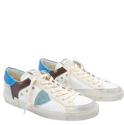 Philippe Model Low Top Sneakers Contrasting Panels In Multi