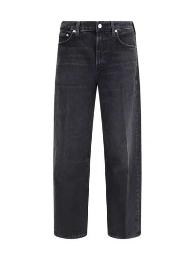 Citizen Of Humanity Womens Willow Delfina Straight-leg Stretch-denim Jeans In Black