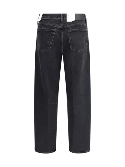 Citizen Of Humanity Womens Willow Delfina Straight-leg Stretch-denim Jeans In Black
