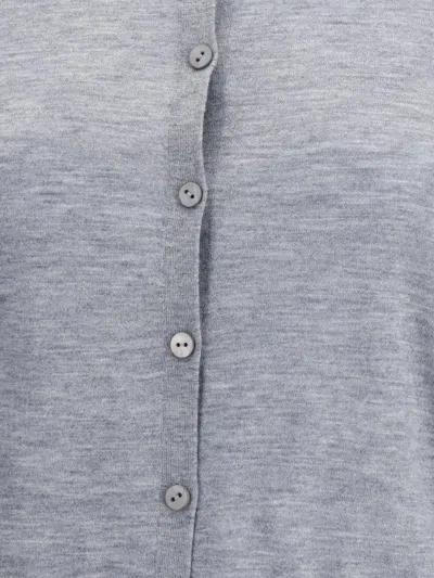 Lisa Yang Charlotte Cardigan In Gray