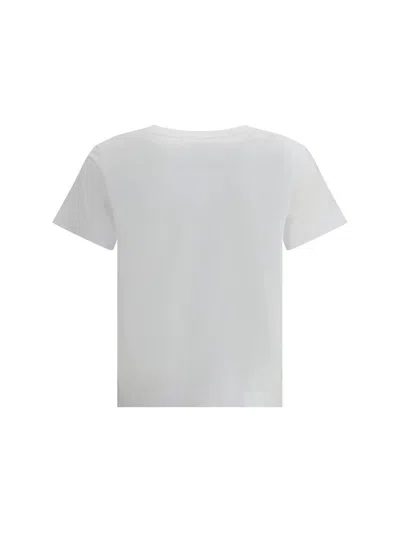 Givenchy White T-shirt With Lettering Logo On The Front In Cotton Woman In White
