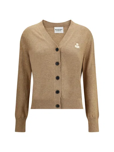 Isabel Marant Étoile Karina Cardigan In Brown