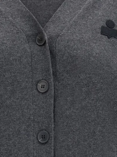 Isabel Marant Étoile Karina Cardigan In Gray