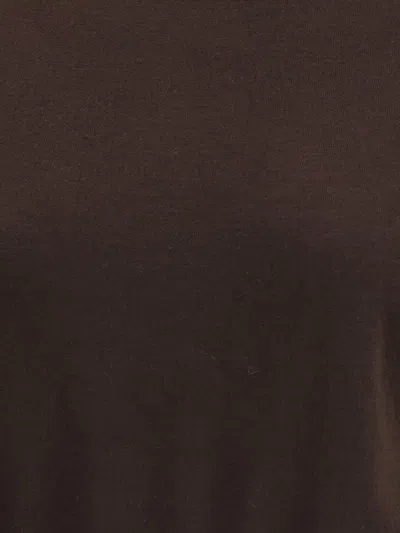Petar Petrov Short-sleeve Turtleneck Top In Brown