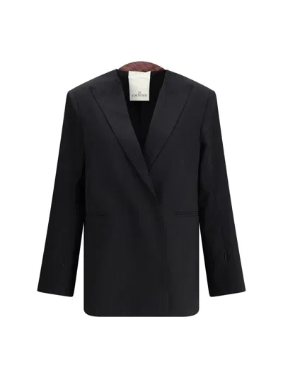 Di Stavnitser Lapel-detail Jacket In Black