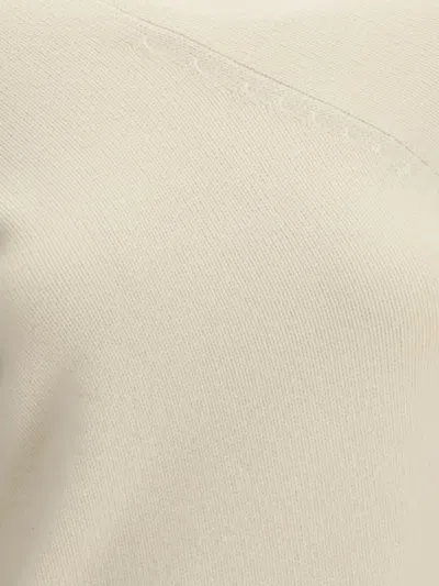 Di Stavnitser Asymmetric High-neck Sweater In White