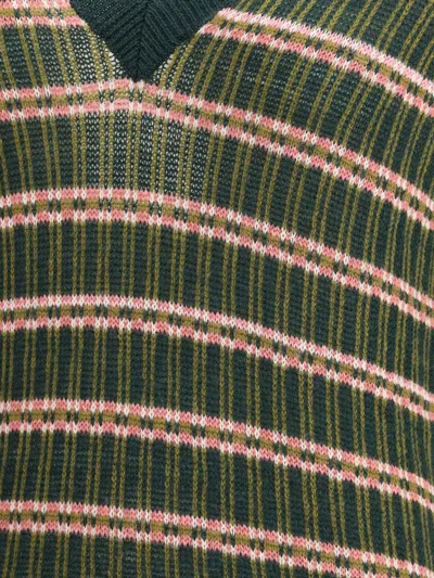 Etro Women Striped Wool Sweater In Multi