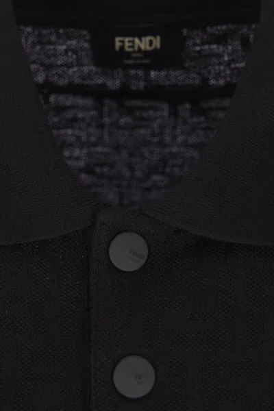 Fendi T-shirts And Polos In Black