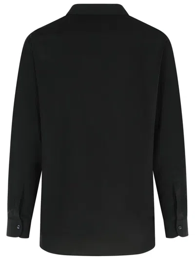 Tom Ford Luxurious Silk Long Sleeve Shirt In Black
