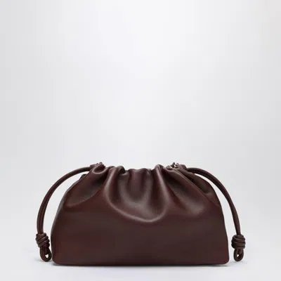 Loewe Flamenco Small Crossbody Bag In Napa Leather With Detachable Chain In Brown