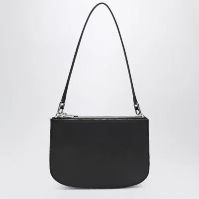 Diesel 1dr Twin Embossed-logo Shoulder Bag In Black
