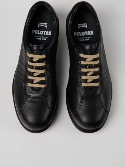 Camper Low-top Lace-up Trainers In Black