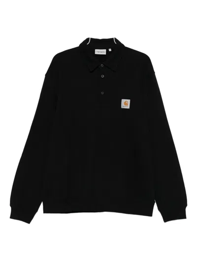 Carhartt Wip Polo Sweat Clothing In Black