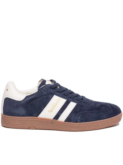 Pantofola D'oro Suede Stripe-detail Sneakers In Blue