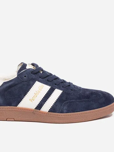 Pantofola D'oro Suede Stripe-detail Sneakers In Blue