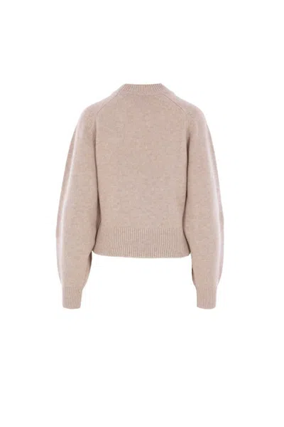 Isabel Marant Wool And Cashmere Pullover In Neutral