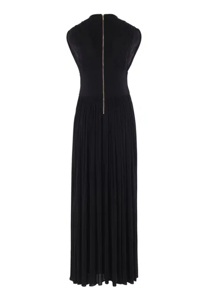 Zimmermann Hypnotic Column Dress In Black